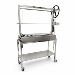 Griglia Santa Maria da 1250mm, Barbecue Tradizionale <span class=keywords><strong>Argentino</strong></span>, Girarrosto Professionale in Acciaio Inox per Agnello Intero - Product Image 5