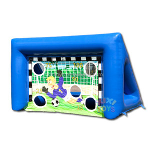 Terrain de football gonflable de savon de haute qualité pour jeu d'enfants, mur gonflable de <span class=keywords><strong>but</strong></span> de cible de coup de pied de football avec <span class=keywords><strong>lit</strong></span> d'air - Product Image 4
