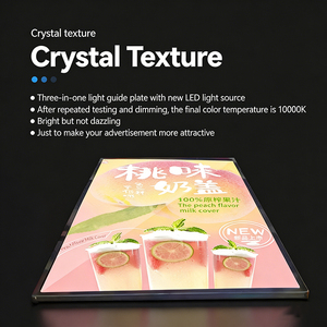 Boîte à lumière élégante et extractible, panneau en verre trempé incassable, pour les chaînes de magasins haut de gamme et les salons de beauté - Product Image 5