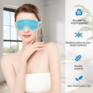 Compresse oculaire chaude et froide en tissu doux, efficace pour soulager la fatigue oculaire - Product Image 2