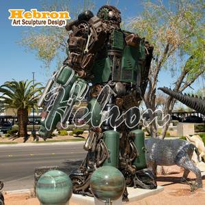 Scultura Robot Personalizzata a Grandezza Naturale, Arte in Metallo Riciclato, Grande Statua di Stormtrooper di <span class=keywords><strong>Star</strong></span> <span class=keywords><strong>Wars</strong></span>, Modello Robot, Scultura Transformers - Product Image 3