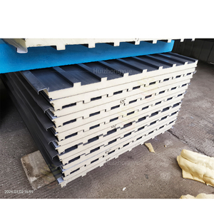 <span class=keywords><strong>Panel</strong></span> <span class=keywords><strong>Sándwich</strong></span> de PU Ignífugo e Impermeable para Techos, Paneles de Techo de Aluminio Aislados con Costura Vertical para Casas y Villas, Lámina Metálica para Techos - Product Image 3