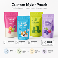 Sachets Mylar souples personnalisés de 3,5 g, imprimés, de qualité alimentaire, à fermeture éclair refermable, pour bonbons, gommes, aliments pour animaux de compagnie et snacks