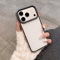Coque semi-transparente givrée pour iPhone 18 Pro Max, 17 Pro et 17 Pro Max ; Coque de protection antichoc.