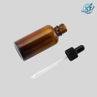 Flacon compte-gouttes diffuseur d'huiles essentielles en verre ambré 100 ml avec bouchon à vis pour sérum de soin, nettoyant visage, gouttes pour les yeux, impression sérigraphique