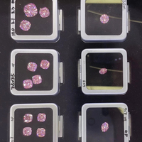 Высококачественный розовый Свободный Муассанит 1ct блестящие синтетические бриллианты 6,5 мм круглый натуральный драгоценный камень