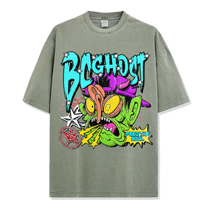 Custom Made Wholesale Printed Casual Street <b>Hip</b>-hop Style Short-sleeve T-shirts - Product Image 4