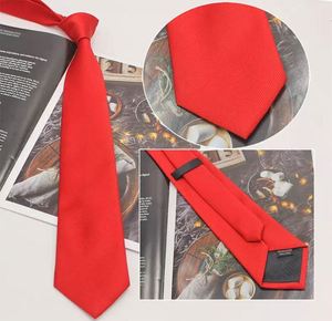 Cravate de 8 cm pour homme, cravate formelle pour costume d'affaires, disponible en plusieurs couleurs unies - Product Image 6