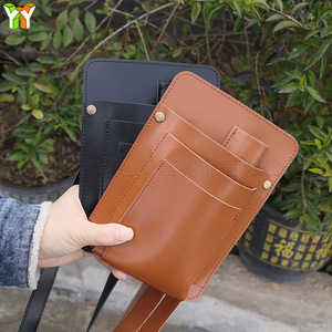Vintage Florist Pruning Tool Bag, PU Leather Crossbody Gardening Scissors Set, Hairdresser Crossbody Tool Bag - Product Image 4