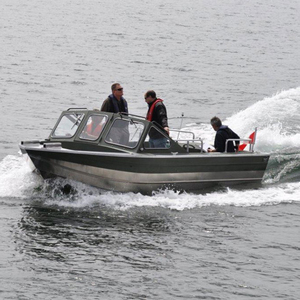 Yacht de sport en aluminium soudé de 16 pieds à 21 pieds pour la pêche et les loisirs fluviaux Jet Boat à fond large pour le divertissement - Product Image 3