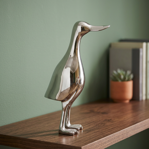 AK Brass Abstract <b>Bird</b> Shape Metal Tabletop Showpiece With Gold Finished Modern Decorative <b>Birds</b> Sculpture For Table <b>Decor</b> - Product Image 1