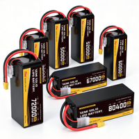 Baterai Lithium Polymer Drone 21000mAh 350Wh/kg Baterai Semi Solid untuk Survei Pemetaan Inspeksi Drone Pertanian Industri