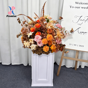 Silk Flower Centerpiece Arrangement for Wedding Back to School Banquet-Handmade Realistic <b>Decor</b> - Product Image 1