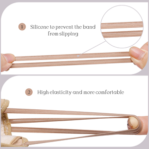 Chaussons <span class=keywords><strong>de</strong></span> danse à demi-semelle pour la danse lyrique et la gymnastique, modèle 147, en microfibre, pour la gymnastique et la danse lyrique, à bout couvert - Product Image 5