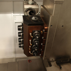 Tự động phụ tùng máy móc TCK46D-8 sland giường <span class=keywords><strong>CNC</strong></span> <span class=keywords><strong>Lathe</strong></span> với 8 trạm cắt tháp chuyển các bộ phận máy móc - Product Image 2