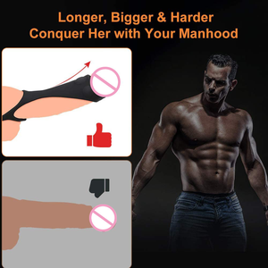 Secouez la serrure fine anneau produits pour hommes mari et femme partagent un appareil de <span class=keywords><strong>massage</strong></span> secouer flirter les préliminaires flirter l'équipement pour étendre - Product Image 3