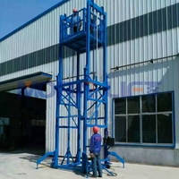 Pour MORN ascenseur de marchandises hydraulique sur mesure 300kg-5000kg ascenseur de fret mural pour entrepôts nouveau Rail de guidage d'ascenseur de cargaison