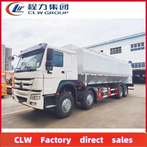 Structure supérieure diesel personnalisée 6-45cbm Nouveau camion d'alimentation en vrac de bétail de volaille Transport de grain Véhicule de livraison d'aliments pour ferme - Product Image 2