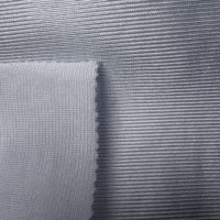 Tissu uni brillant 160 g/m² en gros, matière textile tricotée douce et brillante, personnalisable pour robes de mode et uniformes d'équipe