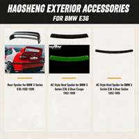 Accessoires automobiles E36 Wing, spoiler de coffre arrière style LTW GT en ABS imitation fibre de carbone pour BMW E36 M3 GT 1992-1995 1996-1999