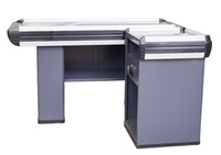 Table de caissier en acier pratique pour épicerie et dépannage