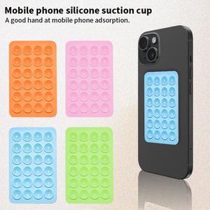 Sıcak satış çift taraflı silikon emme telefon kılıfı yapıştırıcı dağı hücre telefon kılıfı silikon emme telefon tutamağı tutucu - Product Image 2