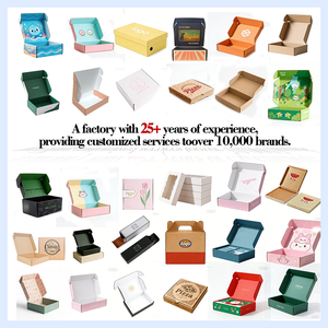 En stock, boîte en carton ondulé brun, logo personnalisé, impression de taille personnalisée, boîte d'emballage pliable en kraft pour la logistique, l'expédition et le stockage - Product Image 4