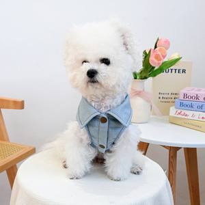 PETCIRCLE Ropa Linda para Perros - Chaqueta Vaquera con Corazón de Ángel - Product Image 3