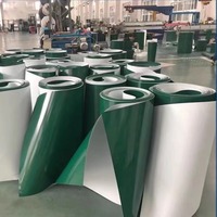 Maßgefertigtes Grünes PVC-Förderband
