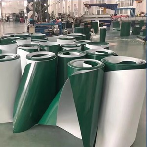 Convoyeur à bande en PVC vert personnalisé en usine - Product Image 6