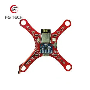 Produsen perakitan PCB OEM layanan Satu Atap SMT DIP komponen solder papan sirkuit kontrol Drone dan perakitan jarak jauh