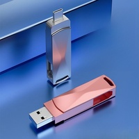 Hotsell Photo Stick Type-c Métal USB C Personnaliser LOGO Flash Drive 2.0/3.0 U Disque métal Memory Stick OTG Pendrive