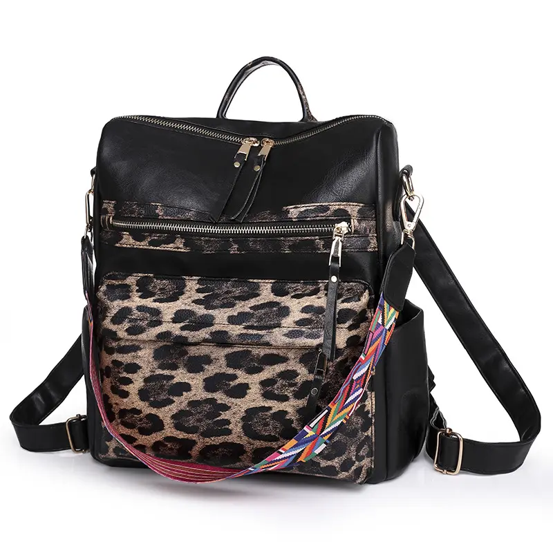 Damesmode Tas Veganistisch Lederen Damesrugzak Schoolboek Schoudertassen Koe Pythons Zebra Crossbody Tassen Dom1111404