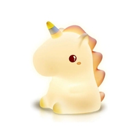 Veilleuse licorne arc-en-ciel pour chambre d'enfant capteur tactile couleur changeante lampe bébé batterie cadeau spécial accompagnant le sommeil