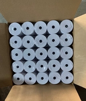 Papier thermique sans mandrin monocouche de haute qualité pour reçus de caisse, sans BPA, 80x80mm, blanc, multi-cœurs, Zhejiang, compatible OEM