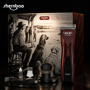 <span class=keywords><strong>Tondeuse</strong></span> à poils pour animaux sans fil Shernbao PGC-901, lame A5, rechargeable, acier inoxydable, <span class=keywords><strong>tondeuse</strong></span> <span class=keywords><strong>professionnelle</strong></span> pour chiens - Product Image 1