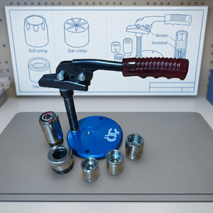 Oren Celik Makina - Mini Prensa de Acero Portátil Calibre 410 para Balas de Caza, Accesorios de Caza, 6x Duraderas, Juego de 5 Ranuras, Modelo de Firmeza Suave - Product Image 2