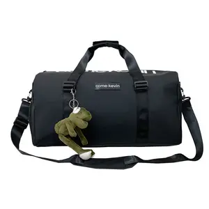 Fabricage Nieuwe Design Sport Gym Tas Met Schoenen Compartiment Natte Pocket Gym Plunjezak 'S Nachts Tas Voor Mannen En Vrouwen