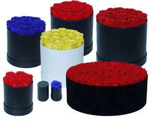 Fleurs roses éternelles personnalisées de différentes tailles Fleur préservée éternelle pour la fête des mères dans une boîte ronde 99 roses pour toujours vraie fleur - Product Image 6