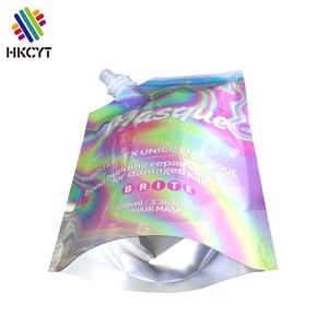 ถุงที่กำหนดเองที่มีโลโก้พลาสติกยืนขึ้นกันน้ำ100มิลลิลิตรน้ำผลไม้นมกระเป๋าพวยถุงของเหลว - Product Image 2