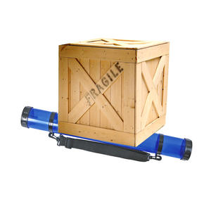 Étui de transport transparent en plastique imperméable FOSKA pour plans, parchemins, cartes et documents d'architecture avec sangle réglable - Product Image 3