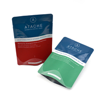 Emballage laminé imprimé sur mesure pour masque facial, pochette à trois soudures latérales