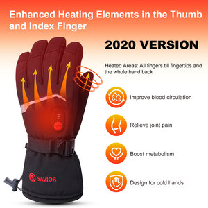 <span class=keywords><strong>Gants</strong></span> <span class=keywords><strong>chauffants</strong></span> thermiques de qualité supérieure pour le cyclisme, avec fonction écran tactile, accessoire d'hiver chaud, pour le ski - Product Image 3