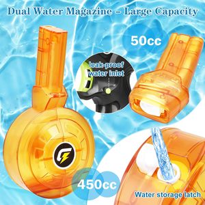 2024 NEU 2er Pack wiederauf ladbare Wassers trahler Automatische Wasser pistole Elektrische Super Soaker für Pool Strands pielzeug - Product Image 2