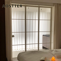 Puerta Plegable de Aluminio Extruido AOSTTER en Blanco Limpio con Doble Acristalamiento Low-E IGU y Diseño Anti-Pinch para Apartamentos de Lujo