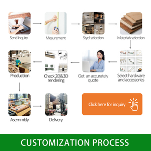 ארון בגדים מודרני מעץ בהתאמה אישית, מערכת אחסון רהיטים לחדר שינה עם עיצוב חינם, ארונות אחסון לבגדים - Product Image 5