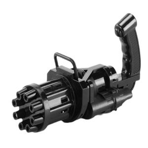 Pistola de Burbujas Automática Gatling de 8 Agujeros, Funciona con Pilas, Plástico Resistente, Unisex, para Niños, Burbujas de Alta Densidad, Increíble - Product Image 1