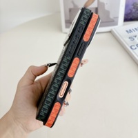 Étui de téléphone portable magnétique antichoc en fibre de carbone pour 17/Air/17 avec support rotatif à 360 degrés