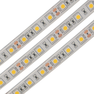 Hot bán ngoài trời trang trí <span class=keywords><strong>Flex</strong></span> LED Strip ánh sáng SMD5050 trắng ấm DC12V DC24V 5m chiều dài ROHS chứng nhận tự động màu PVC <span class=keywords><strong>PCB</strong></span> - Product Image 5