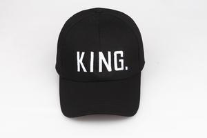 Cappellino da Baseball a 6 Pannelli in Cotone Puro con Ricamo 'King Queen' per Coppie, Moda Primavera-Estate Europea e Americana - Product Image 4